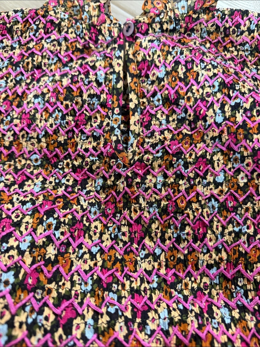 Olivia James The Label Lila Maxi Dress Cottage Floral Core Ruffles Size S - Picture 8 of 8